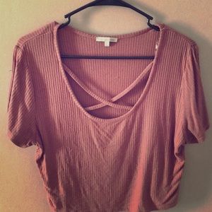 Crisscross Crop Top